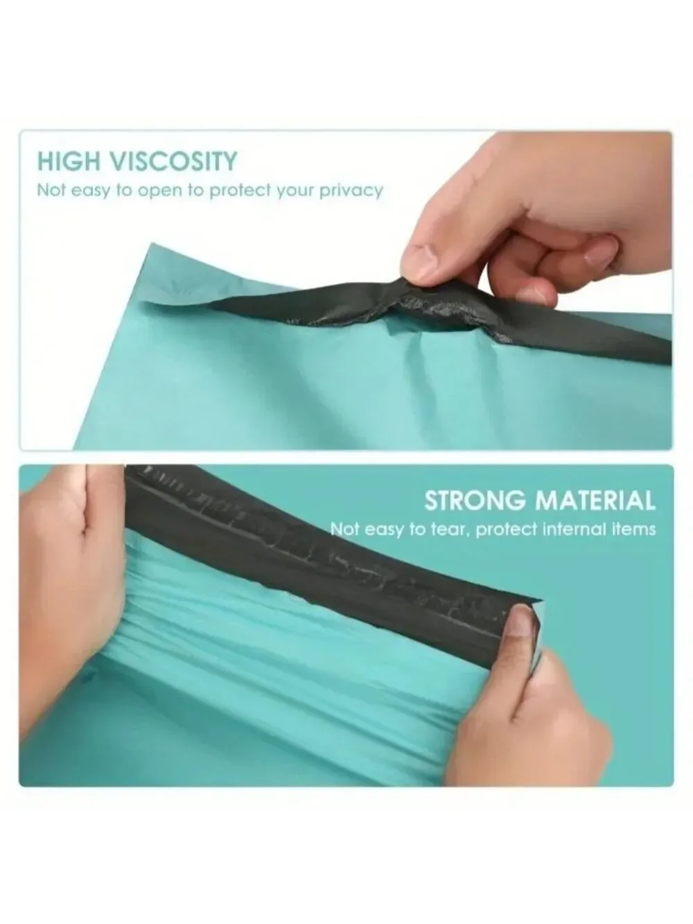 Twenty Teal Poly Mailers Size 14.5x19 Inches